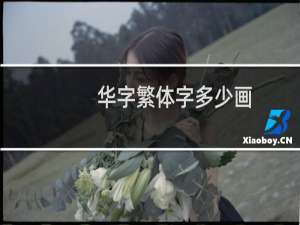 华字繁体字多少画