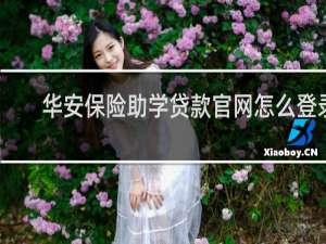 华安保险助学贷款官网怎么登录