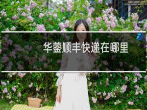 华蓥顺丰快递在哪里