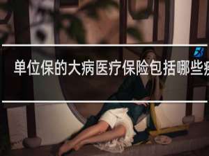 单位保的大病医疗保险包括哪些疾病