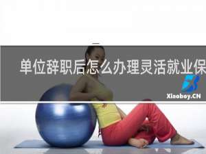 单位辞职后怎么办理灵活就业保险