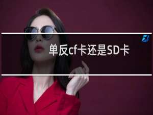 单反cf卡还是SD卡