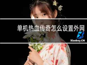 单机热血传奇怎么设置外网