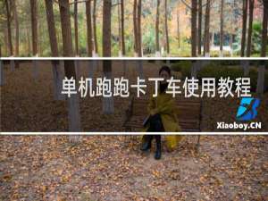 单机跑跑卡丁车使用教程