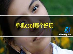 单机csol哪个好玩