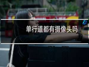 单行道都有摄像头吗