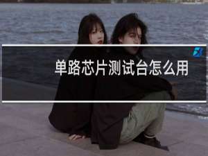 单路芯片测试台怎么用