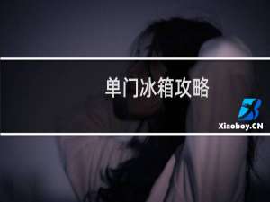 单门冰箱攻略