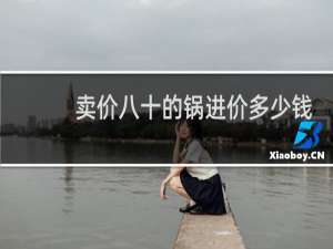 卖价八十的锅进价多少钱
