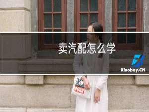 卖汽配怎么学