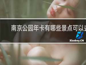 南京公园年卡有哪些景点可以去