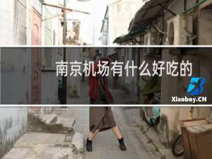 南京机场有什么好吃的