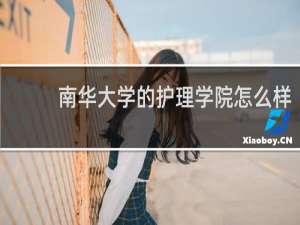 南华大学的护理学院怎么样