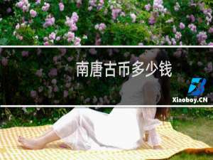 南唐古币多少钱