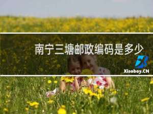 南宁三塘邮政编码是多少