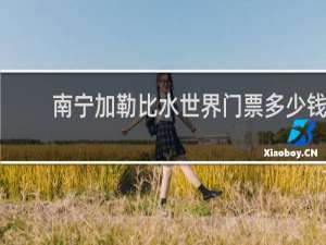 南宁加勒比水世界门票多少钱