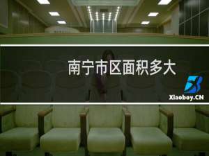南宁市区面积多大