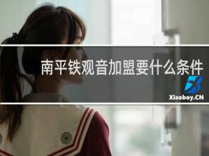 南平铁观音加盟要什么条件