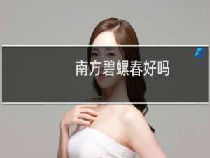 南方碧螺春好吗