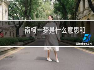 南柯一梦是什么意思和含义（“南柯一梦”是什么意思）