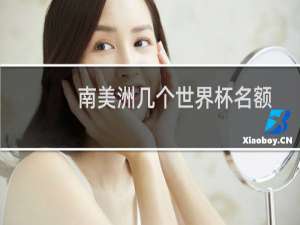 南美洲几个世界杯名额