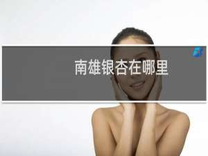 南雄银杏在哪里