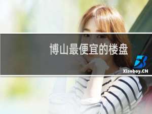 博山最便宜的楼盘