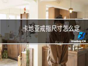 卡地亚戒指尺寸怎么定（卡地亚戒指尺寸怎么看）
