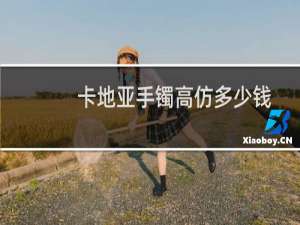 卡地亚手镯高仿多少钱