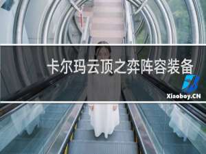 卡尔玛云顶之弈阵容装备