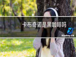 卡布奇诺是黑咖啡吗