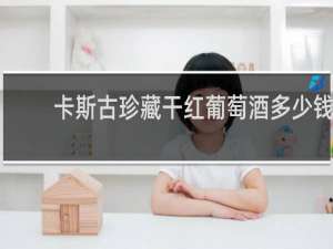 卡斯古珍藏干红葡萄酒多少钱