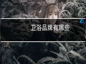 卫浴品牌有哪些