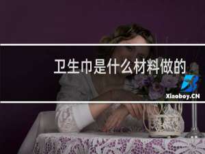 卫生巾是什么材料做的