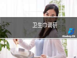 卫生巾调研