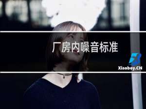 厂房内噪音标准