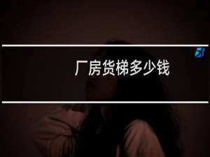 厂房货梯多少钱