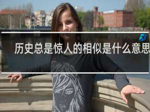 历史总是惊人的相似是什么意思啊，这个梗是出自哪里的什么梗