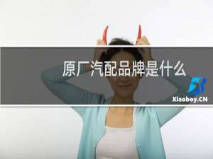 原厂汽配品牌是什么
