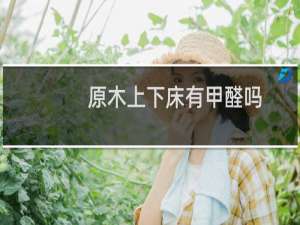 原木上下床有甲醛吗