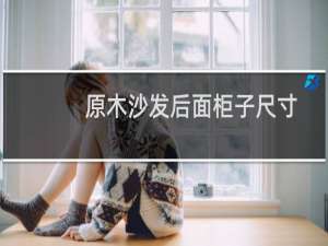 原木沙发后面柜子尺寸