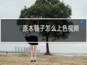 原木簪子怎么上色视频