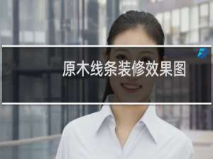 原木线条装修效果图