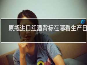 原瓶进口红酒背标在哪看生产日期
