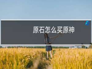 原石怎么买原神