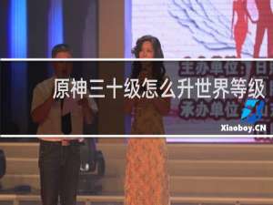 原神三十级怎么升世界等级