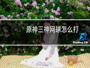 原神三神网球怎么打