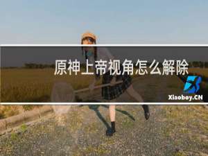 原神上帝视角怎么解除