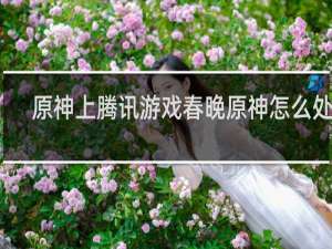原神上腾讯游戏春晚原神怎么处理