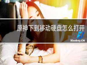 原神下到移动硬盘怎么打开